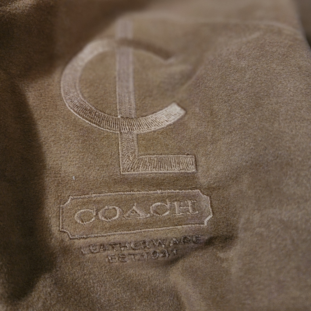 Men's Coach Khaki Tan Trench Coat Utility Jacket - Picture 10 of 17